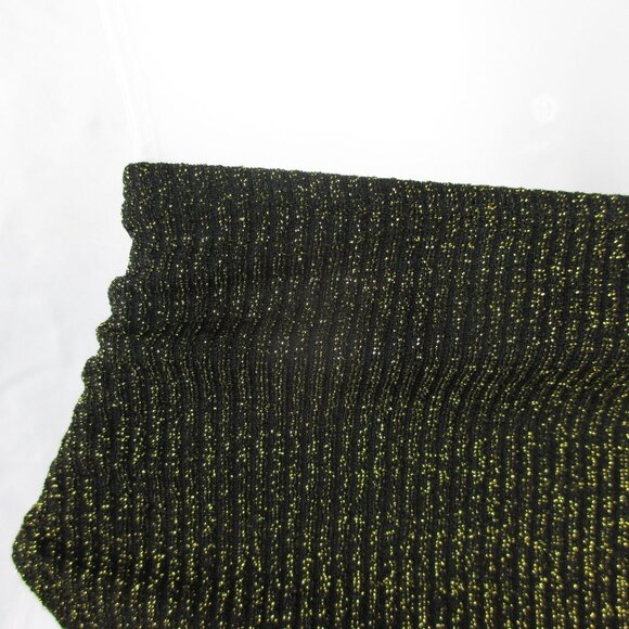 ASOS Wolf & Whistle Metallic Gold High Waist Bikini Bottom Size 8 NWT Beach - Picture 4 of 6